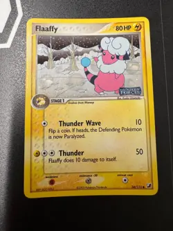 Pokemon Flaaffy EX Unseen Forces Reverse Stamped Ultra Rare Holo Card - Image 1