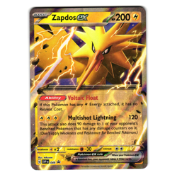 ZAPDOS EX 049 SV BLACK STAR PROMOS POKEMON TCG - Image 1