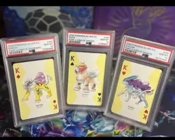 Pokemon Silver PSA 10 Lot Of 3 - Part Two Raikou - Entei - Suicune - Image 1