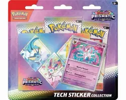 Pokemon TCG Prismatic Evolutions Tech Sticker Collection Sylveon Promo Sealed - Image 4