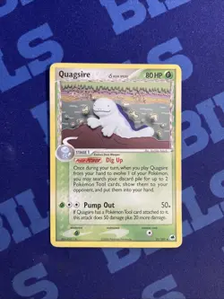 Pokemon Quagsire Delta Species 21/101 Dragon Frontiers MP - Image 1