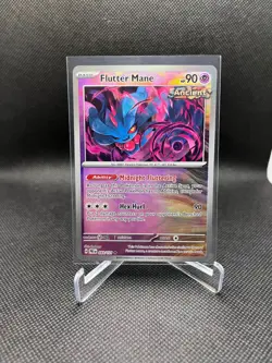 Pokemon SV Prismatic Evolutions Flutter Mane 043/131 Pokeball Holo Rare HP 90 - Image 1