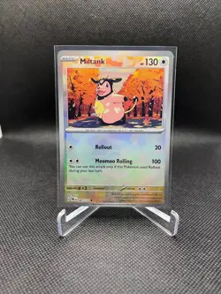 Pokemon Prismatic Evolutions Scarlet and Violet Miltank Pokeball Holo 081/131 - Image 1