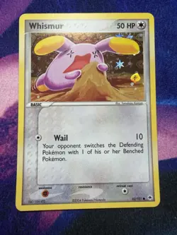 Pokemon EX Hidden Legends Whismur Reverse Holo 82/101 NEAR MINT - Image 1