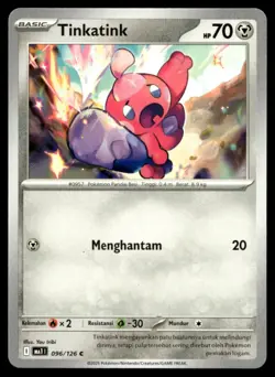Tinkatink 096/126 MA1: Mega Evolution NM Pokemon Indonesian | Buy 10 Get 10 Free - Image 1