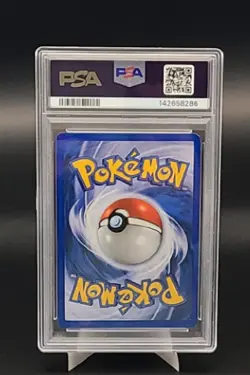 2000 POKEMON GYM HEROES HOLO-PRERELEASE #9 MISTY'S SEADRA PSA 8 NM/Mint - Image 3