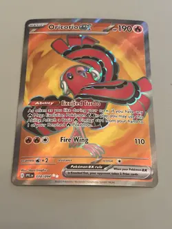 Pokemon TCG Oricorio EX 110/094 Ultra Rare Holo Me02: Phantasmal Flames 190 HP - Image 1