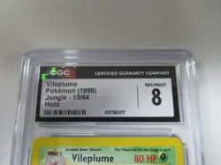 1999 Pokemon Jungle Vileplume Holo 15/64 CGC 8 - Image 2