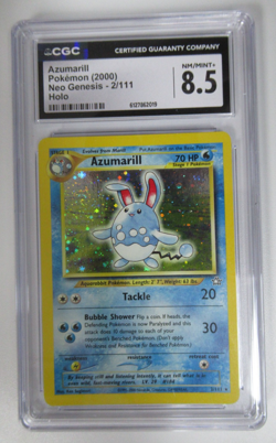 2000 Pokemon Neo Genesis Azumarill Holo 2/111 CGC 8.5 - Image 1