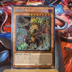 Yugioh!-Gandora-G the Dragon of Destruction-LEDE-EN001-Secret 1st Ed-NM+BONUS - Image 1
