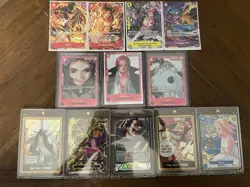 One Piece TCG Bundle SP, Alt Art Leader, Gold Don, Anniversary Card, Promo Cards - Image 1