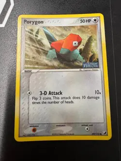 Pokemon Porygon EX Unseen Forces Reverse Stamped Ultra Rare Holo Card - Image 1