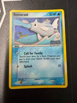 Pokemon Remoraid EX Unseen Forces Reverse Stamped Ultra Rare Holo Card - Image 1