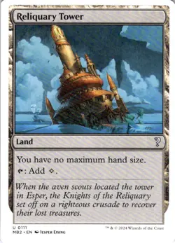 Reliquary Tower White Border - Mystery Booster 2 - 111 NM - Image 1