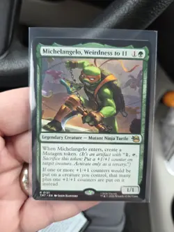 Magic TMNT Michelangelo Weirdness To 11 Rare 121 Sharp Invest Hot 🔥 - Image 1