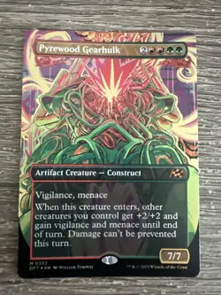 Pyrewood Gearhulk (Borderless) Aetherdrift Foil - Image 1
