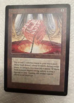 Magic The Gathering MTG MANA VAULT Beta Edition - Excellent Condition! - Image 1