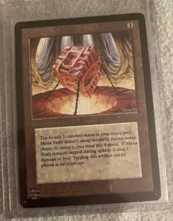 Magic The Gathering MTG MANA VAULT Beta Edition - Excellent Condition! - Image 2