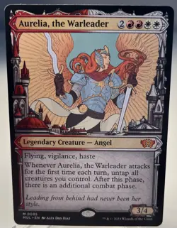 Magic MTG Aurelia, the Warleader March of the Machine: Multiverse Legends NM - Image 1