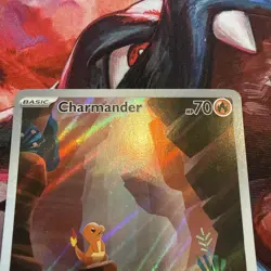 Pokemon TCG Charmander 168/165 Scarlet Violet 151 Illustration Rare - Image 2
