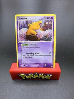 Drowzee 54/109 Stamped Holo Ex Team Rocket Returns Pokemon 2004 MP-c - Image 1
