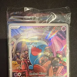 Pokemon Team Rocket Wobbuffet Card Sleeves Pack Red Black 2025 Trading Game - Image 4