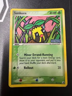 Pokemon Sunkern EX Unseen Forces Reverse Stamped Ultra Rare Holo Card - Image 1