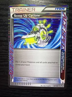 Scoop Up Cyclone 95/101 Rare Ace Spec Plasma Blast Pokemon Card Near Mint NM - Image 1