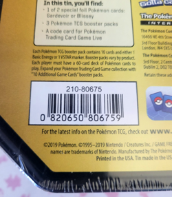 Pokemon TCG: Blissey & Gardevoir Strong Bond Tins - Set Of 2 - SEALED! - Image 2