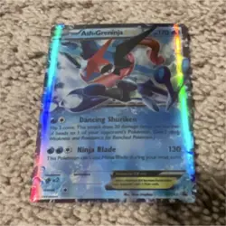 Pokemon Ash-Greninja EX Promo Holo XY133 XY Basic Pokemon TCG Card - Image 1
