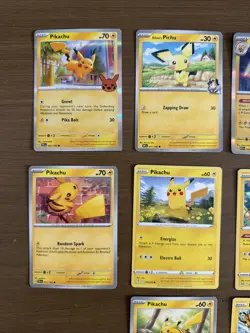 Pikachu Raichu Pichu 10 Pokemon Cards Mint Tcg - Image 2