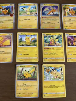 Pikachu Raichu Pichu 10 Pokemon Cards Mint Tcg - Image 4
