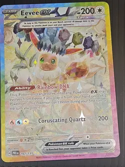 Pokemon Eevee ex Special Illustration Rare Holo 167/131 Sv: Prismatic Evolutions - Image 1