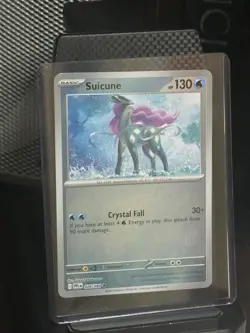 Pokemon TCG Suicune 026/094 Me02: Phantasmal Flames Reverse Holo Rare 130 HP - Image 1