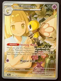 Lillie's Ribombee 164/159 Illustration Rare Holo - Journey Together Pokemon TCG - Image 1