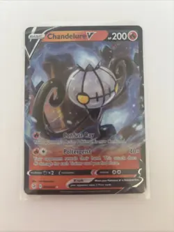 Pokemon TCG - Chandelure V Ultra Rare Holo - 039/264 - Fusion Strike - Image 1
