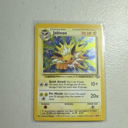 Pokemon TCG Jolteon 4/64 Jungle Holo Rare Unlimited 70 HP Stage 1 1999 - Image 1