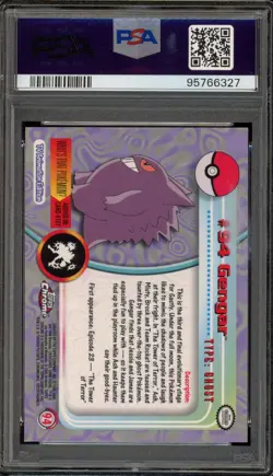 Pokemon Topps Chrome Gengar #94 PSA 10 Gem Mint - Image 2