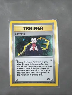 Giovanni Trainer 18/132 Gym Challenge Holo Pokemon TCG - Image 1