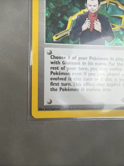 Giovanni Trainer 18/132 Gym Challenge Holo Pokemon TCG - Image 5