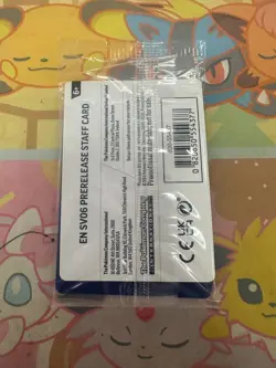 Twilight Masquerade Sealed Staff Prerelease Promo Pokemon 4 Cards NM - Image 2