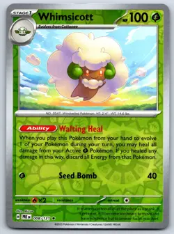 Whimsicott - Reverse Holo - Prismatic Evolutions 008/131 Pokemon Card NM - Image 1