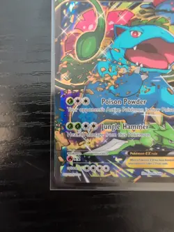 Pokemon TCG Venusaur EX Black Star Promo Full Art Holo Card XY123 LP - Image 5
