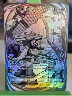 Palkia Ex Pokemon Pocket TCG 'CUSTOM' Full Art Shiny Textured Fan Made Secret - Image 1