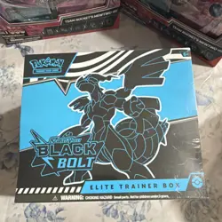 Pokemon Scarlet & Violet Black Bolt Elite Trainer Box TCG English - Image 1