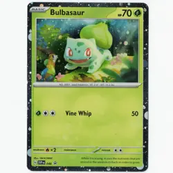**HD COSMOS HOLO** Bulbasaur SVPEN 046 - Pokemon 151 Black Star Promo - Image 1