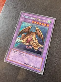 Yu-Gi-Oh! TCG Thousand Dragon Metal Raiders MRD-143 Unlimited Secret Rare - Image 1