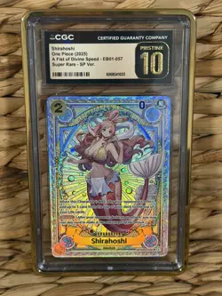 Shirahoshi SP - A Fist of Divine Speed EN OP11-057 One Piece CGC Pristine 10 - Image 1