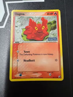 Pokemon Slugma EX Unseen Forces Reverse Stamped Ultra Rare Holo Card - Image 1