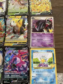 Pokemon Jumbo Cards Celebrations Lot Of 12 Pikachu Hoopa Squirtle Dragonite V - Image 2
